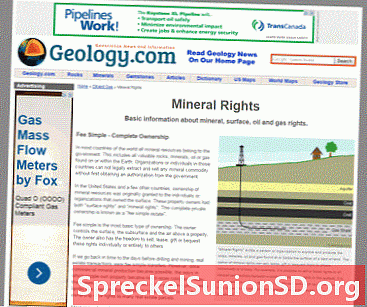 Реклама на Geology.com: места размещения в контекстно-медийной сети Adwords