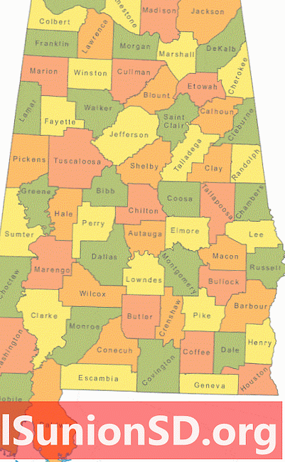 Alabama Kartensammlung