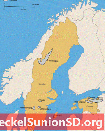 Gisements de schiste bitumineux Estonie et Suède | Carte, géologie, ressources