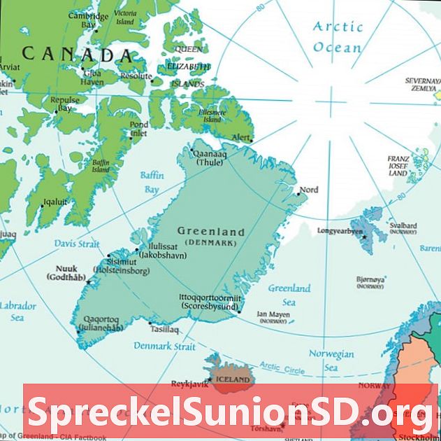 گرین لینڈ نقشہ جات
