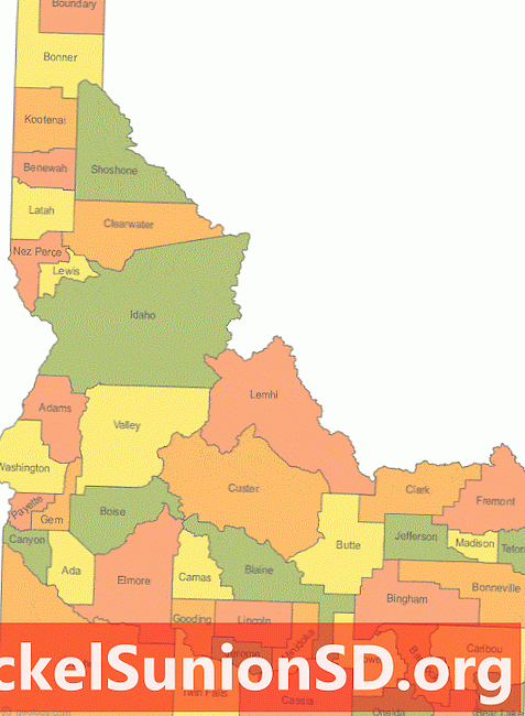 Zbirka zemljevidov Idaho