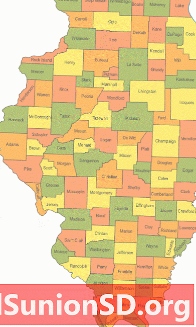 Coleção de mapas de Illinois