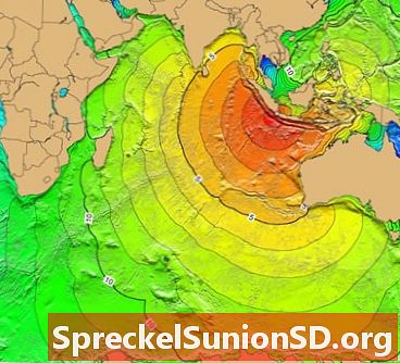 Amenaza de tsunami en el Océano Índico por terremotos en la zona de subducción