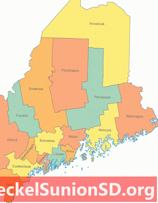 Zbirka zemljevidov Maine