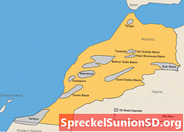Месторождения сланца в Марокко | Карта, геология и ресурсы