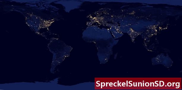 Naktinės palydovinės nuotraukos | Žemė, JAV, Europa, Azija, Pasaulis