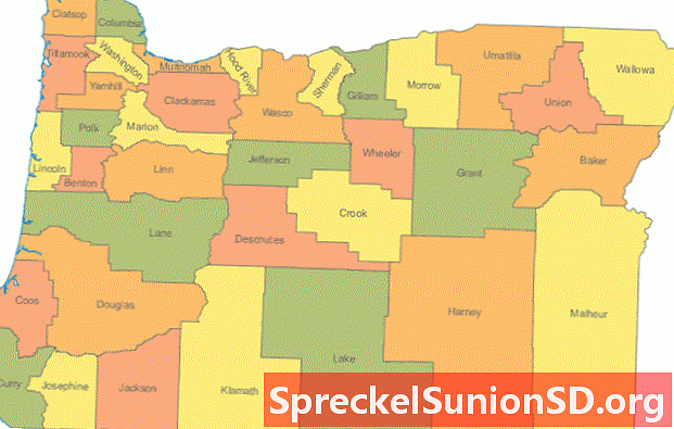 Koleksyon ng Mapa ng Oregon