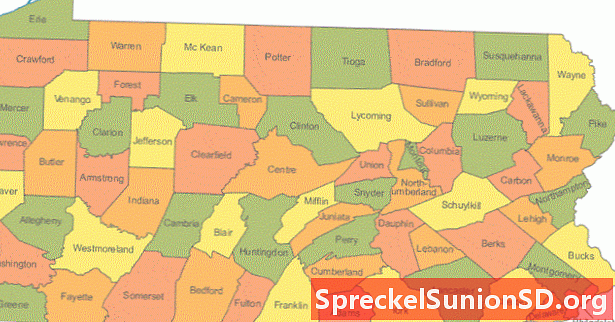 Collezione di mappe della Pennsylvania
