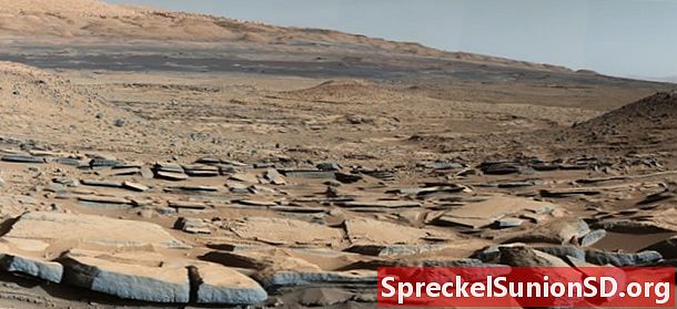 Rochers sur Mars: basalte, schiste, grès, conglomérat