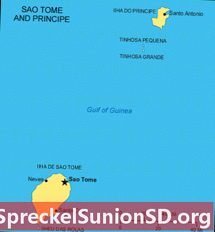 Сан-Томе и Принсипи карта и спутниковое изображение
