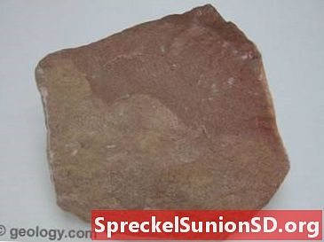 Siltstone: Uma rocha sedimentar composta de partículas do tamanho de silte