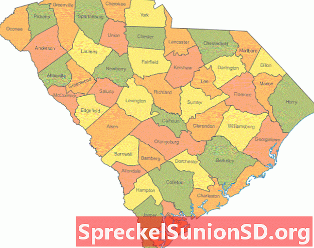 Coleção de mapas da Carolina do Sul