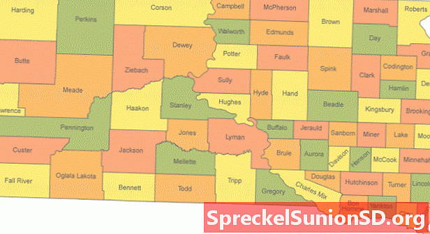 Sbírka map Jižní Dakoty