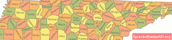 Col·lecció de mapa de Tennessee