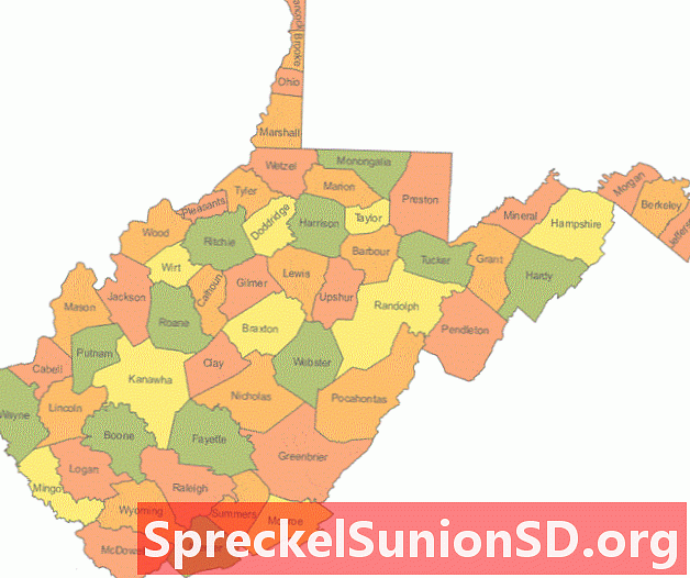 West Virginia Kartensammlung